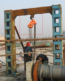 電動爬架葫蘆在焊接油管中的應用案例
