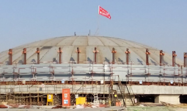 爬架電動(dòng)葫蘆守護(hù)大型糧倉(cāng)保糧食安全