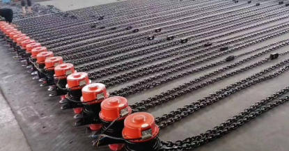 冠航電動環鏈葫蘆廠家開啟生產熱潮